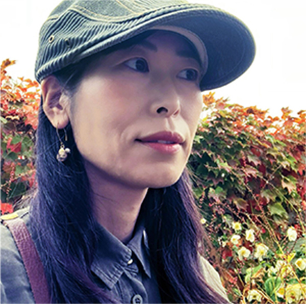 作庭者の三石めぐむさん